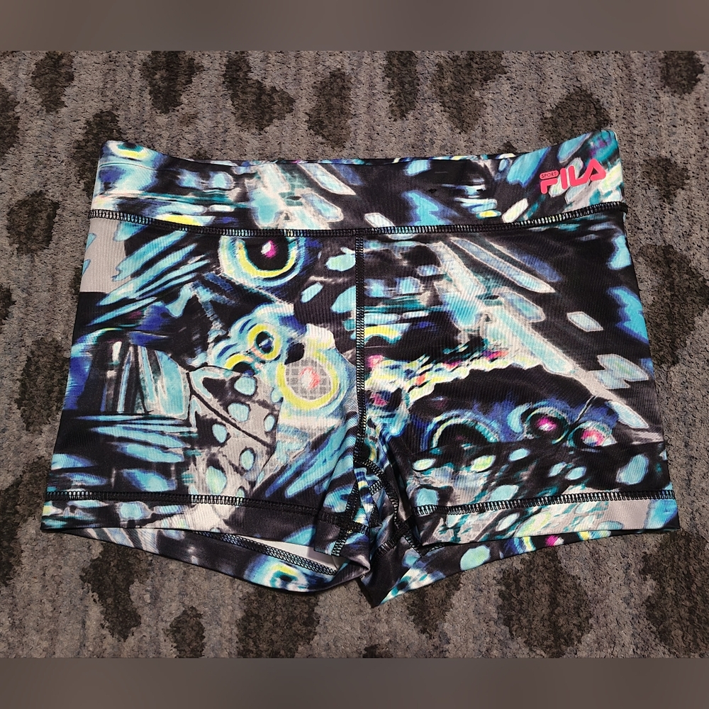 FILA Multicolor Athletic Running Shorts sz M